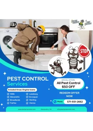 Keep Your Home Safe Better Termite & Pest Control Services in Arlington, Fairfax