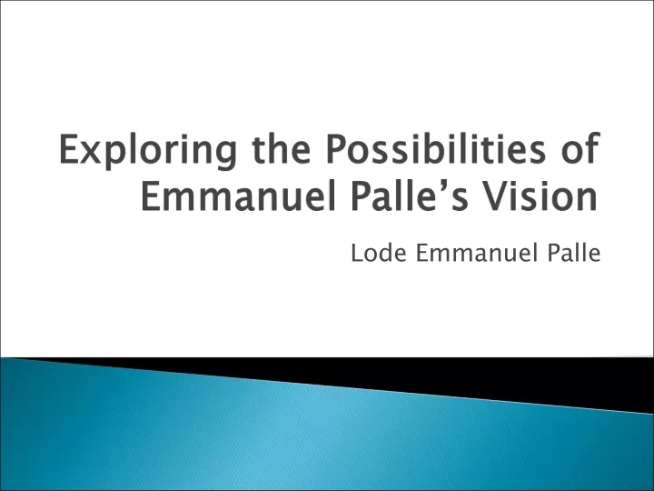 lode emmanuel palle