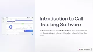Call Tracking Software : calliyo