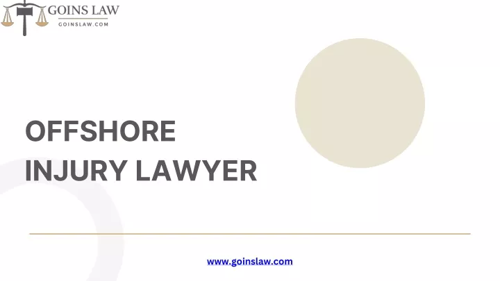 offshore injury lawyer