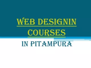 WEB DESIGNING COURSES