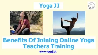 Benefits Of Joining Online Yoga Teachers Training