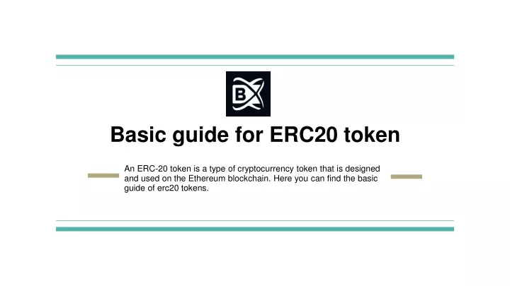 basic guide for erc20 token