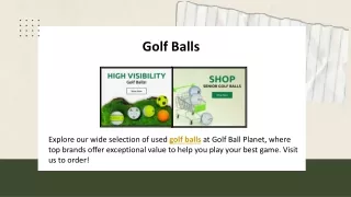 Golf Balls