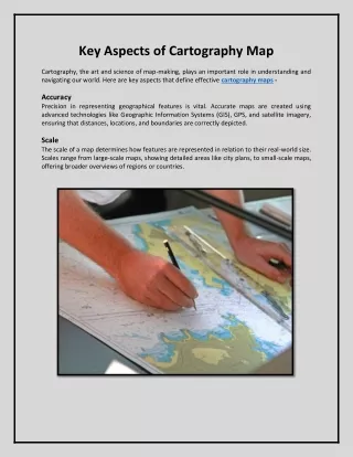 key aspects of cartography map