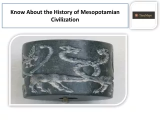 History Mesopotamian Civilization