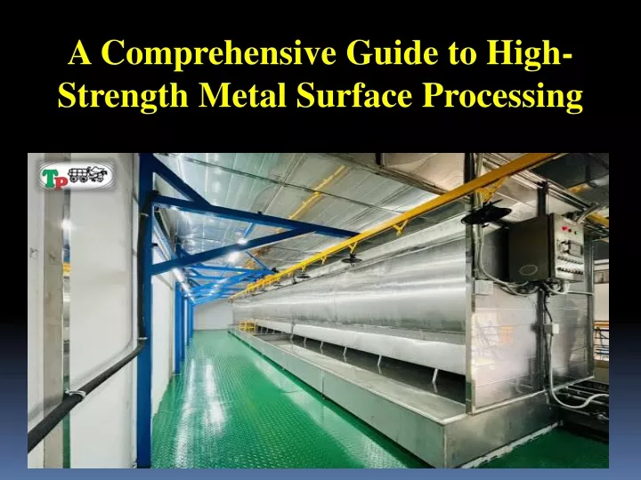 a comprehensive guide to high strength metal