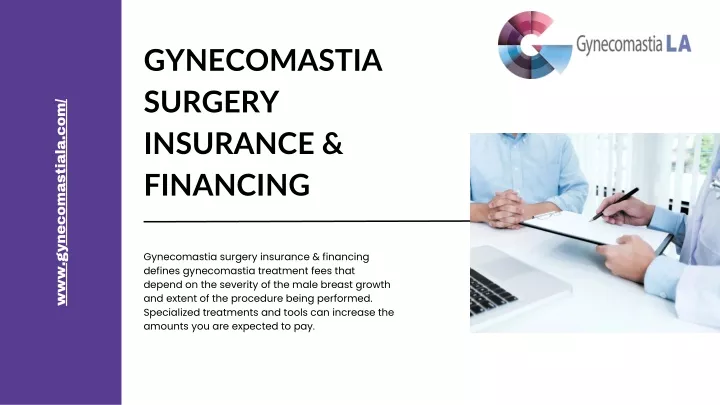 gynecomastia surgery insurance financing