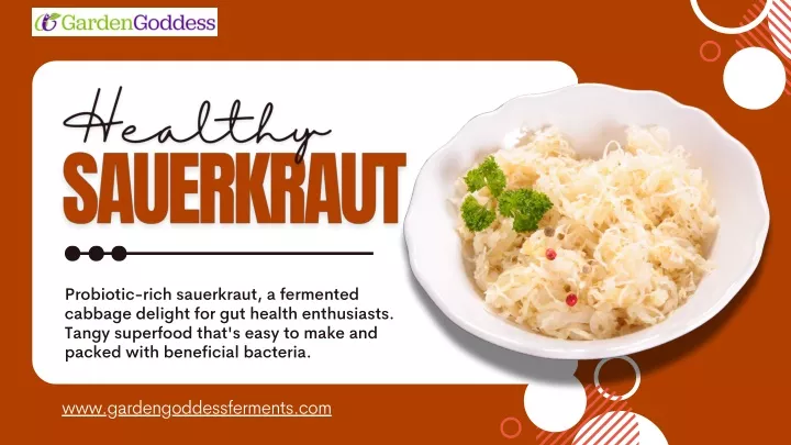 probiotic rich sauerkraut a fermented cabbage