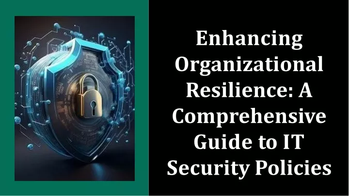 enhancing organizational resilience