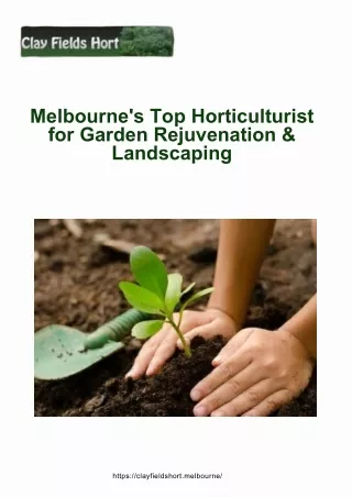 melbourne s top horticulturist for garden