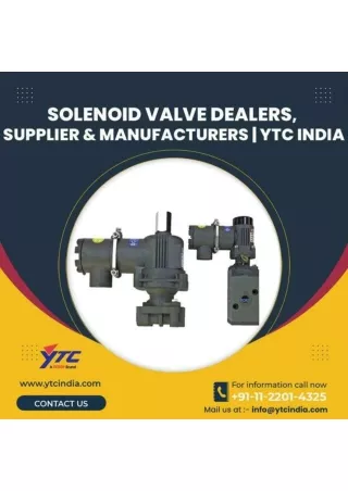 Solenoid Valve Dealers, Supplier & Manufacturers | YTC INDIA