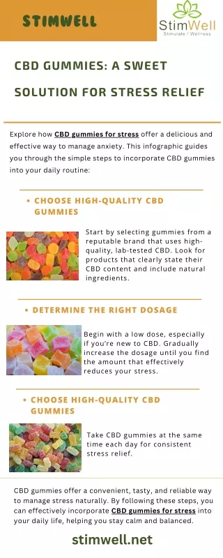 CBD Gummies: A Sweet Solution for Stress Relief