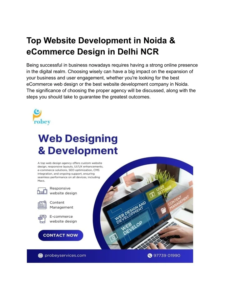 PPT - Top Website Development in Noida & eCommerce Design in Delhi NCR ...