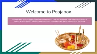 welcome to poojabox