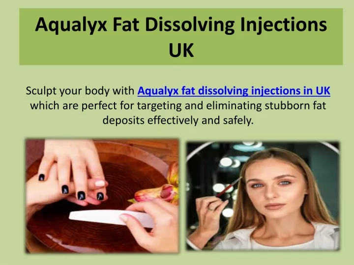 aqualyx fat dissolving injections uk