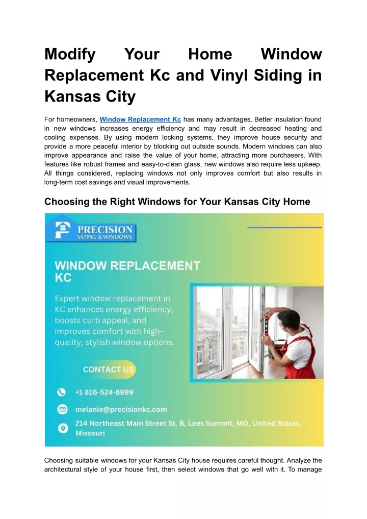 modify replacement kc and vinyl siding in kansas