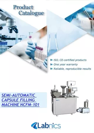 semi automatic capsule filling machine ncfm 101