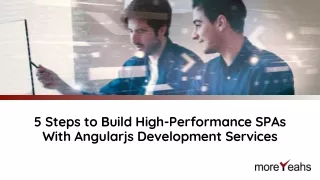 5 Steps to Build High-Performance SPAs With Angularjs Development Services