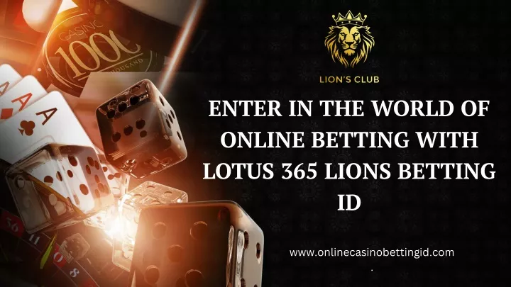 enter in the world of online betting with lotus