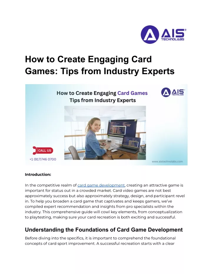 how to create engaging card games tips from