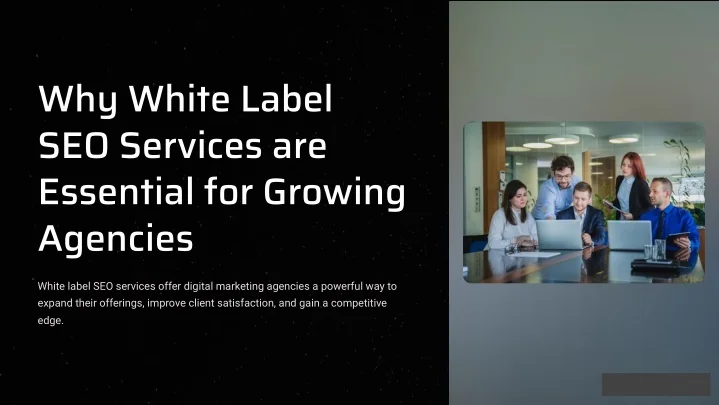PPT - Why White Label SEO Services are Essential for Growing Agencies ...
