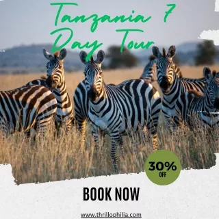 Tanzania 7 Day Tour