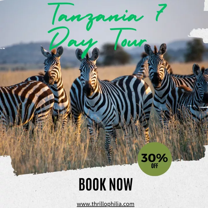 tanzania 7 day tour