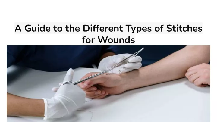 a guide to the different types of stitches