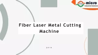 Fiber Laser Metal Cutting Machine