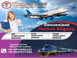 Panchmukhi Train Ambulance Services in Patna offering Safe Patient Transfer