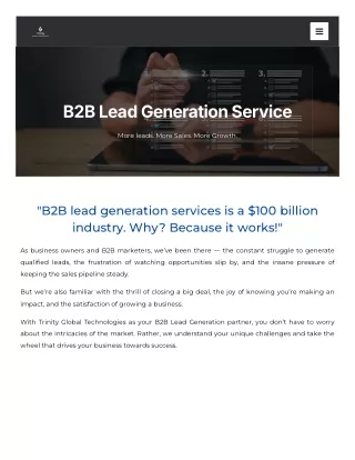 B2B Lead Generation Services That Will Grow Your Business