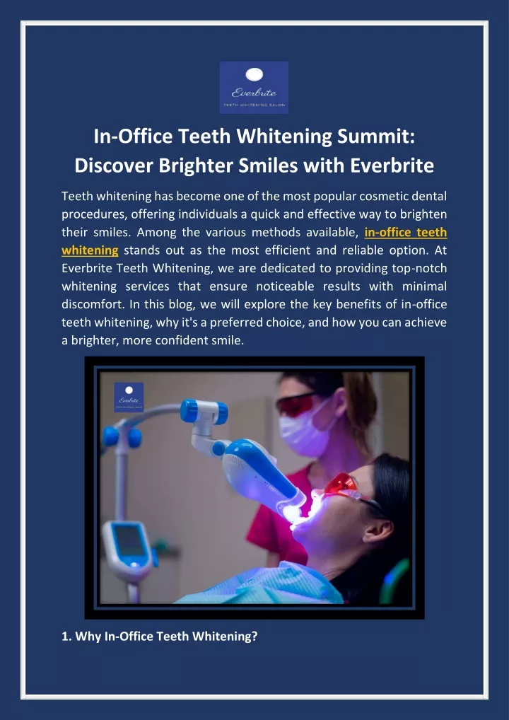 in office teeth whitening summit discover