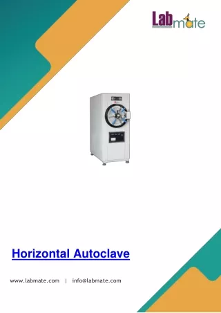 Horizontal Autoclave