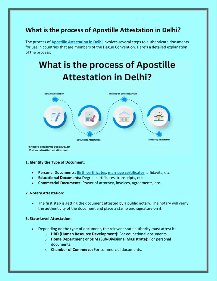 what is the process of apostille attestation