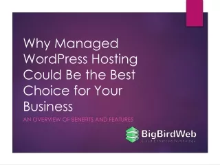 why managed wordpress hosting could be the best