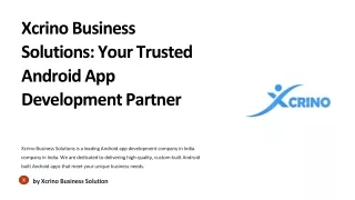 Android App Development Company in India