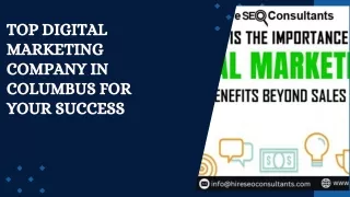 Top Digital Marketing Company in Columbus for Your Success