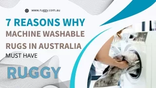 7 Reasons Why Machine Washable Rugs in Australia Must Have