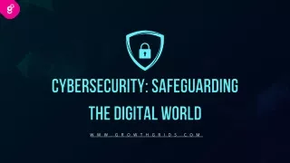 Cybersecurity: Safeguarding the Digital World