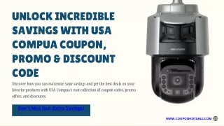 Unlock Incredible Savings with USA Compua Coupon, Promo & Discount Code