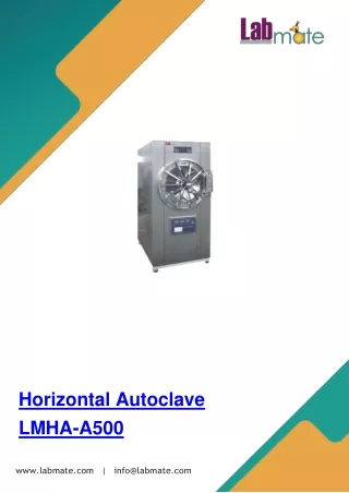 Horizontal Autoclave 430 Kg