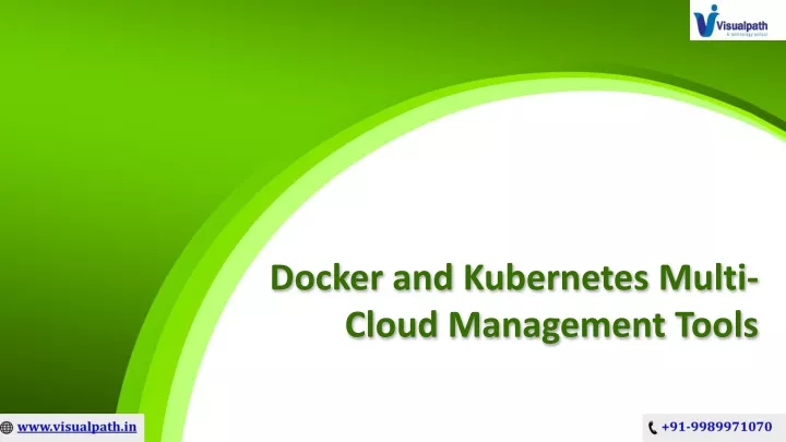 docker and kubernetes multi cloud management tools