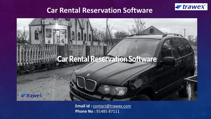 car rental reservation software