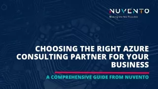 Azure Consulting Partner - Nuvento