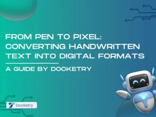 from pen to pixel converting handwritten text