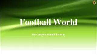 FOOTBALLWORLD - SPORTS ACADEMY THANE