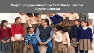 project pragyan innovative tech based teacher