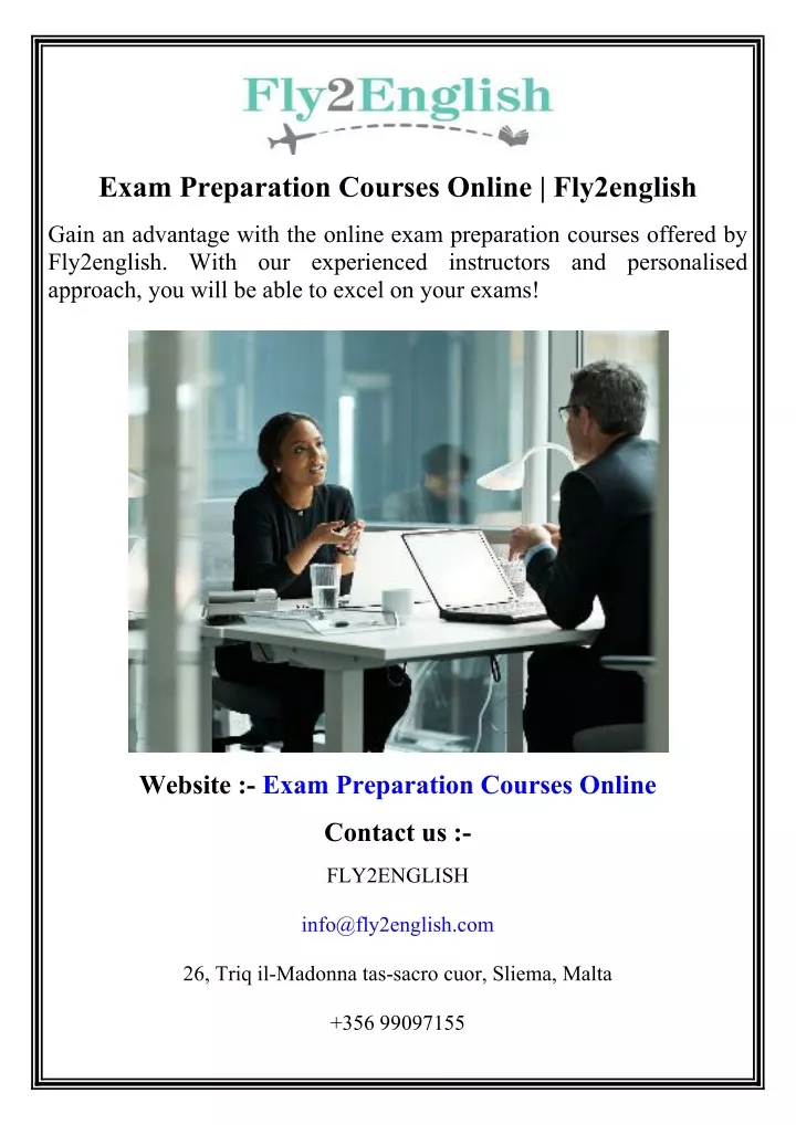 exam preparation courses online fly2english