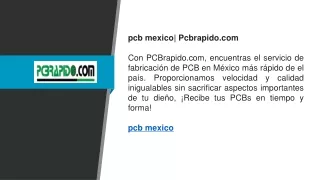 pcb mexico Pcbrapido.com